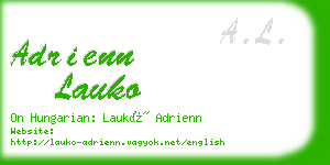 adrienn lauko business card